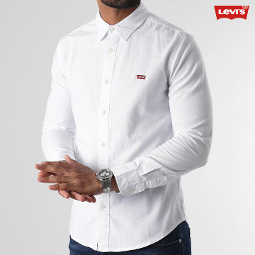 Camisa blanca 2025 levis hombre